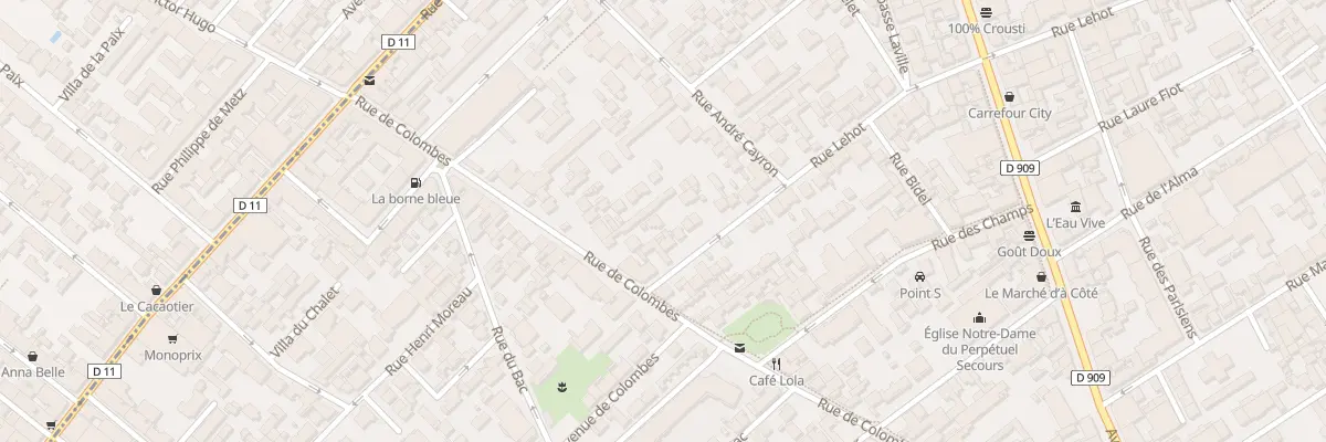 Plan du 84B Rue de Colombes à Asnières-sur-Seine