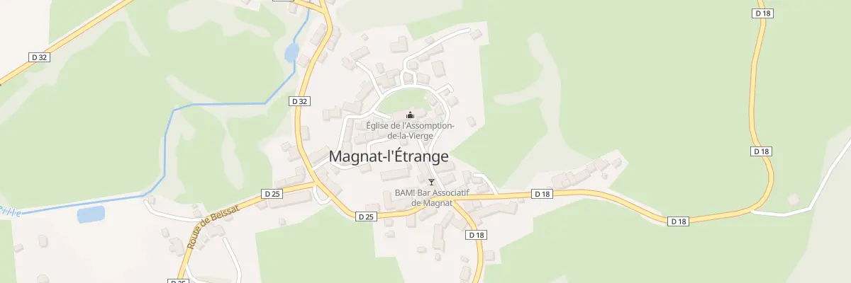 Plan du 49 Che de la Ceinture à Magnat-l’Étrange