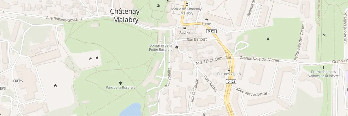 Plan du 5 Rue Voltaire à Châtenay-Malabry