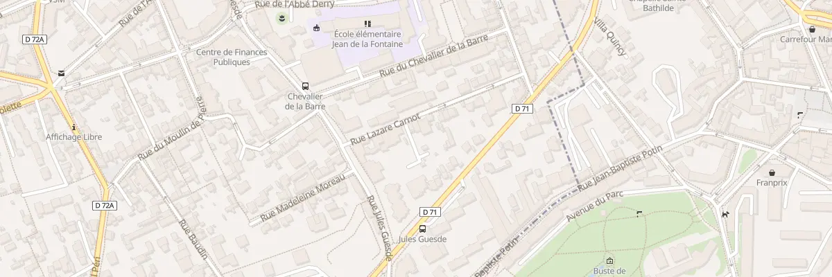 Plan du 10 Rue Lazare Carnot à Issy-les-Moulineaux