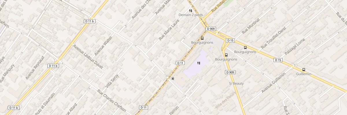 Plan du 131 Rue des Bourguignons à Bois-Colombes