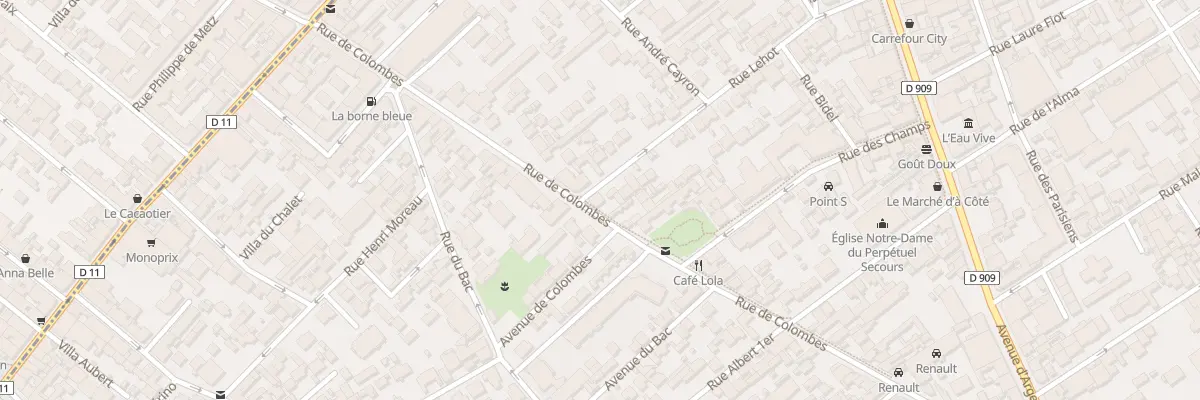 Plan du 80 Rue de Colombes à Asnières-sur-Seine