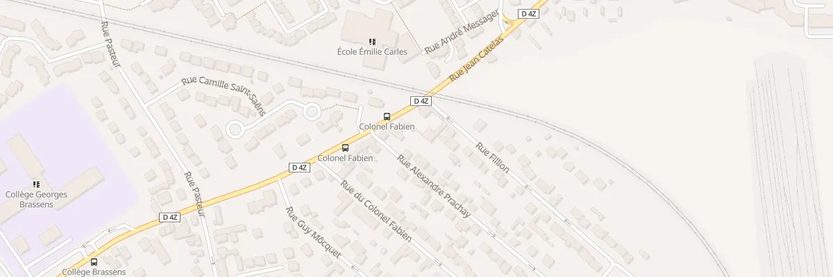 Plan du 78 Rue Jean Catelas à Persan