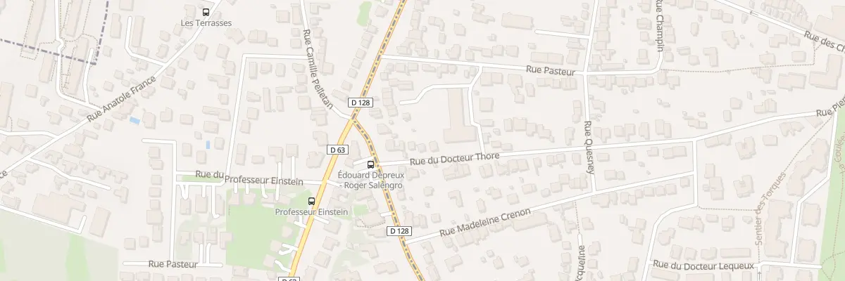Plan du 58 Rue du Docteur Thore à Sceaux