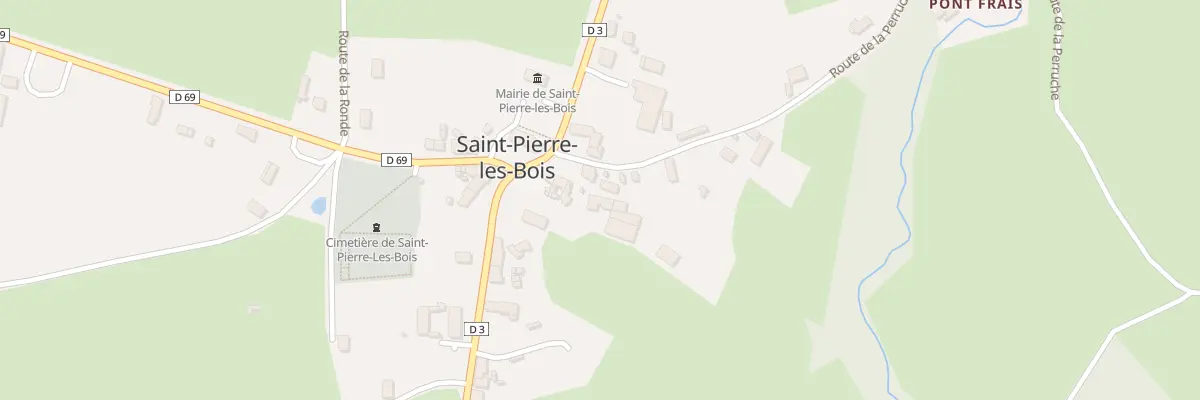 Plan du 28 Rte de la Perruche à Saint-Pierre-les-Bois