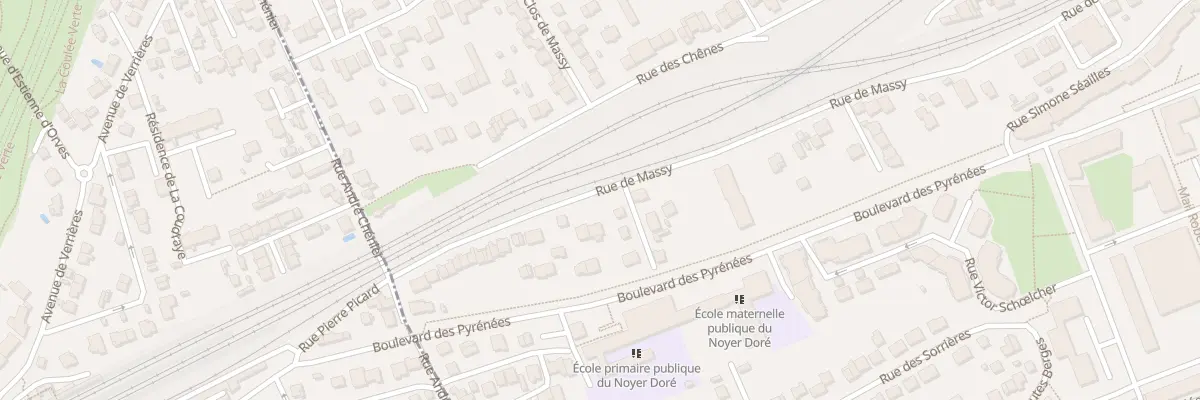 Plan du 133 Rue de Massy à Antony