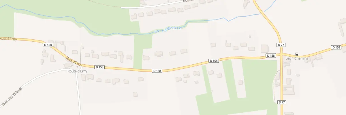 Plan du 22 Rue d’Erny à Enquin-lez-Guinegatte