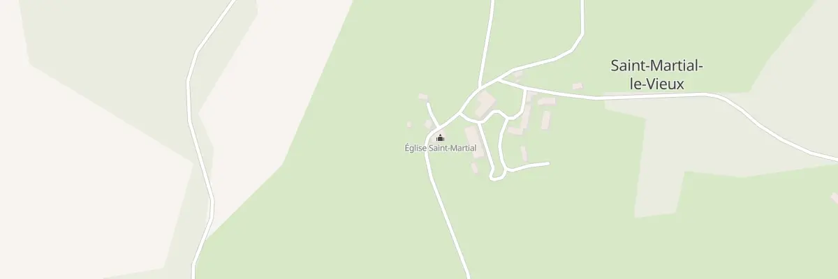 Plan du 5 Le Bourg à Saint-Martial-le-Vieux