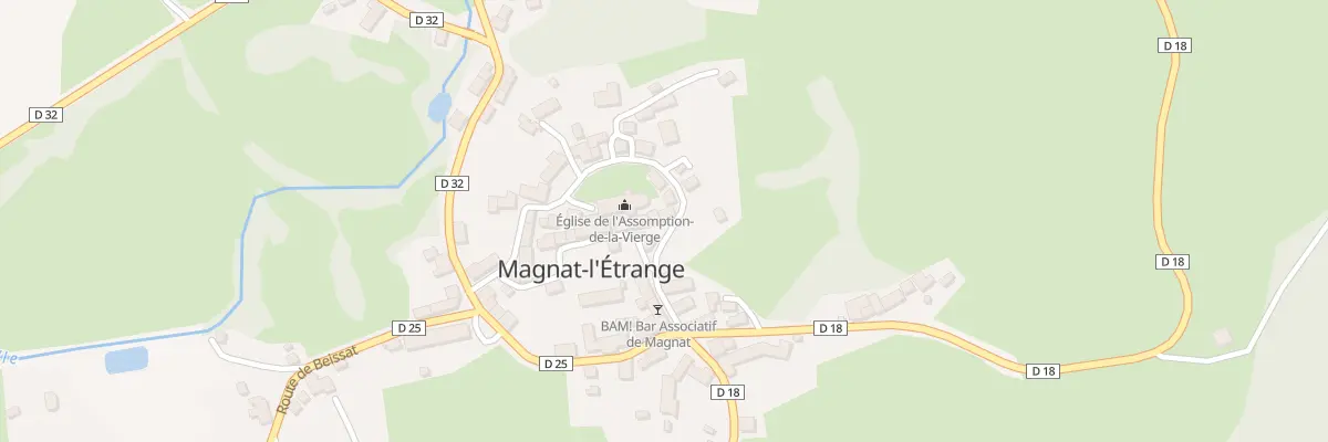 Plan du 53 Che de la Ceinture à Magnat-l’Étrange