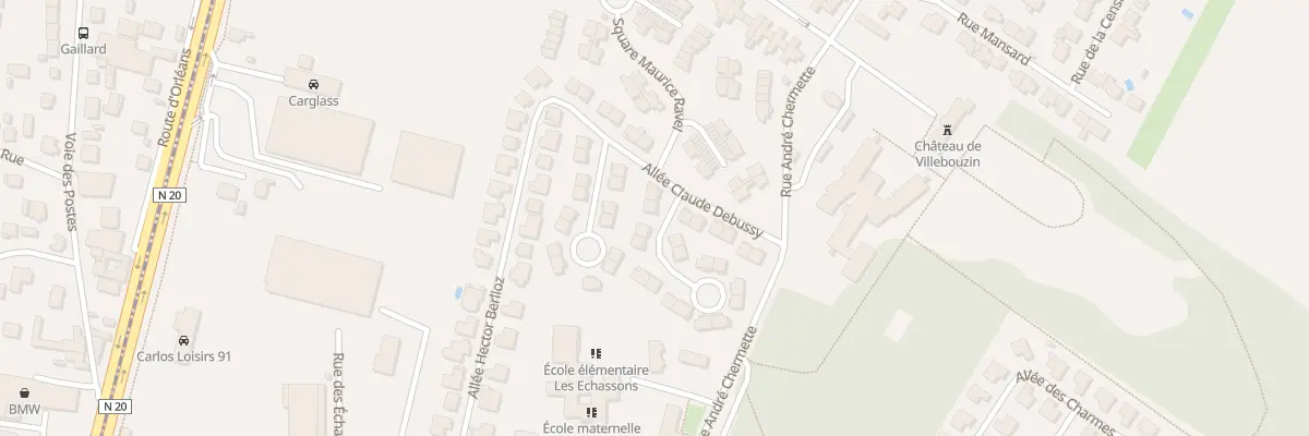 Plan du 4 Sq Saint Saens à Longpont-sur-Orge