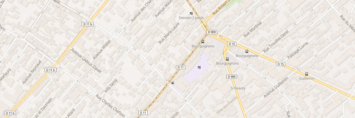Plan du 133 Rue des Bourguignons à Bois-Colombes