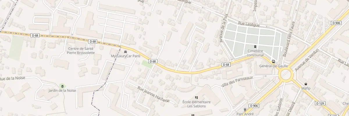 Plan du 60 Rue Pierre Brossolette à Châtillon
