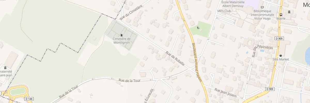 Plan du 11B Rue de Rubelle à Montlignon