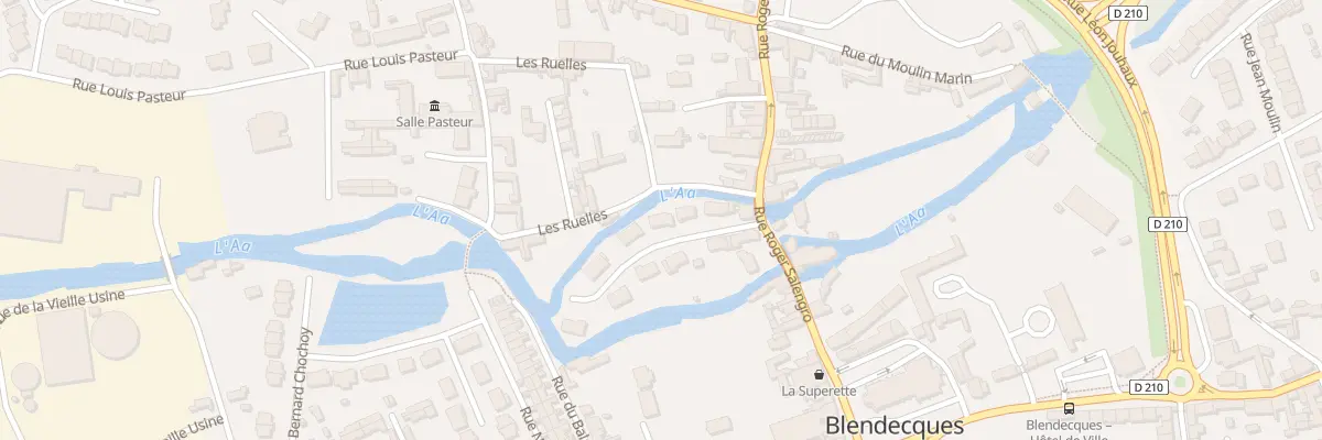 Plan du 7 Rue Roger Salengro Impasse A à Blendecques