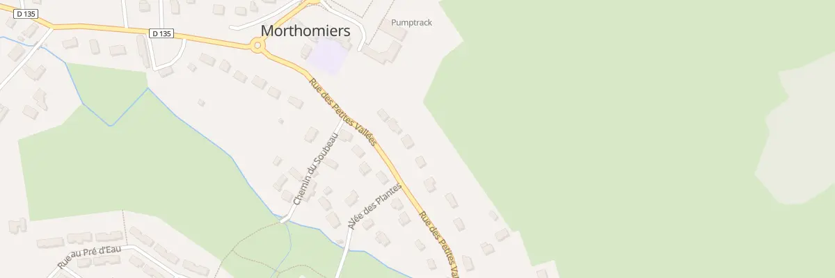 Plan du 7 Rue des Petites Vallées à Morthomiers