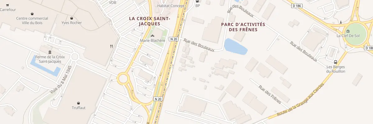 Plan du 110 Av de la Division Leclerc à Ballainvilliers