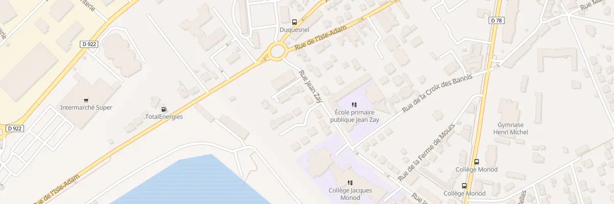 Plan du 25 Rue Jean Zay à Beaumont-sur-Oise