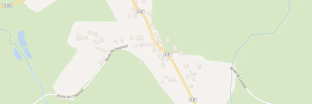 Plan du 5050 Le Bourg à Chaussenac