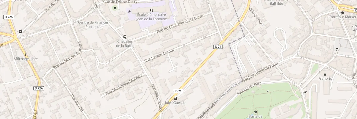 Plan du 14 Rue Lazare Carnot à Issy-les-Moulineaux