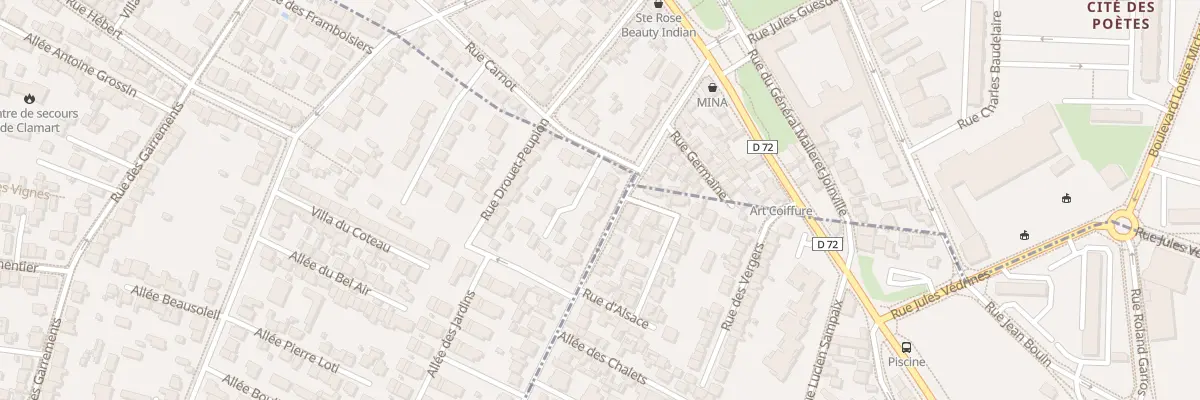 Plan du 195 Rue des Roissys à Clamart