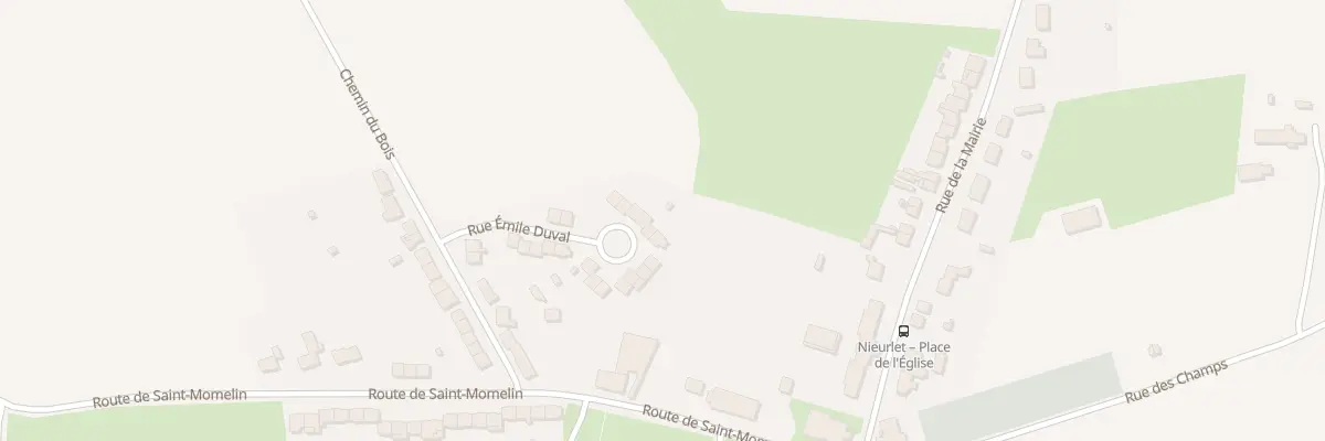 Plan du 28 Rue Emile Duval à Nieurlet