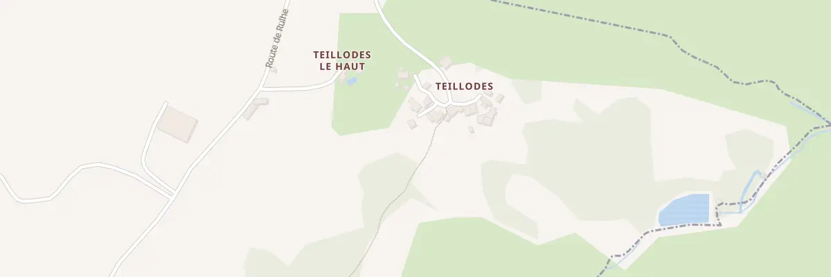Plan du 5045 Teillodes à Lugan
