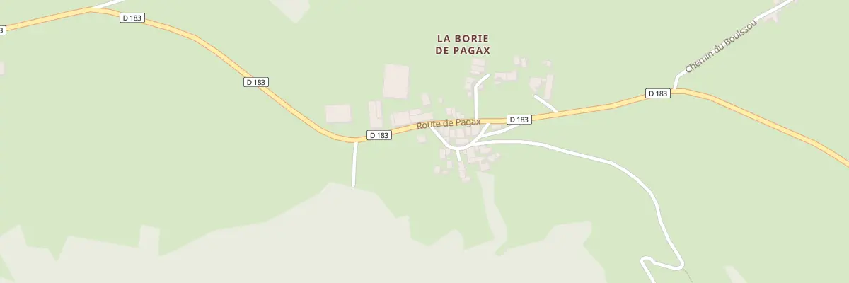 Plan du 2960 Rte de Pagax à Flagnac