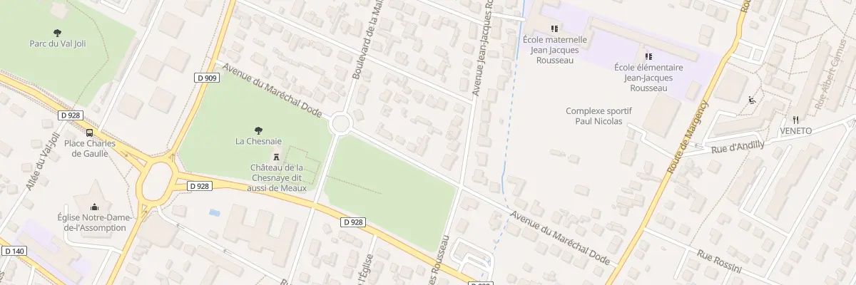 Plan du 24 Av du Mal Dode à Eaubonne