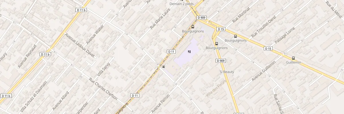 Plan du 172 Rue des Bourguignons à Asnières-sur-Seine