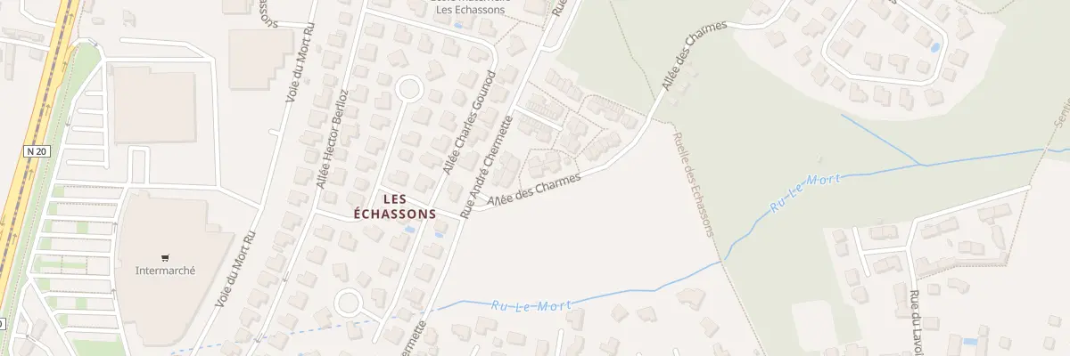 Plan du 26 Vc Ham des Echassons à Longpont-sur-Orge