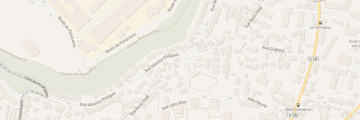 Plan du 3 Rue Maurice Philippot à Fontenay-aux-Roses