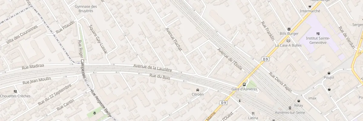 Plan du 5 Av Flachat à Asnières-sur-Seine