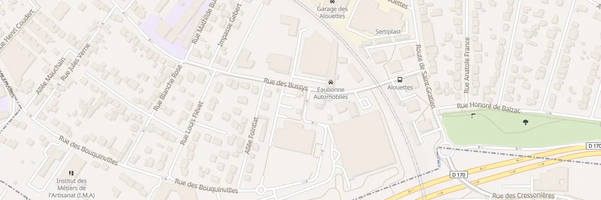 Plan du 96 Rue des Bussys à Eaubonne