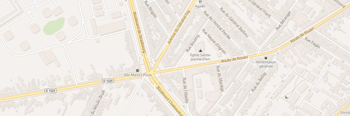 Plan du 44 Rue Boutmy à Amiens