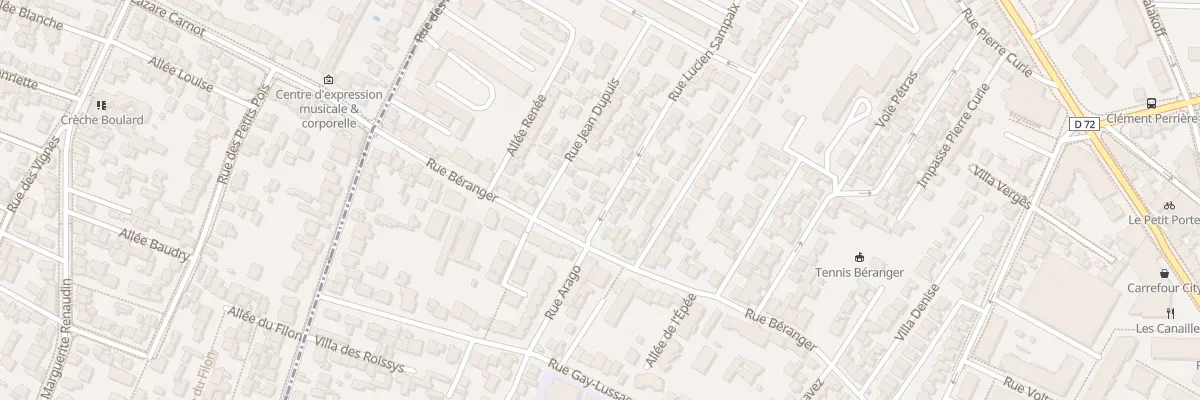 Plan du 5 Rue Lucien Sampaix à Châtillon