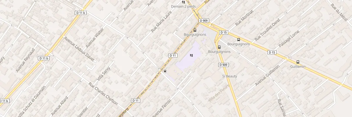 Plan du 174 Rue des Bourguignons à Asnières-sur-Seine