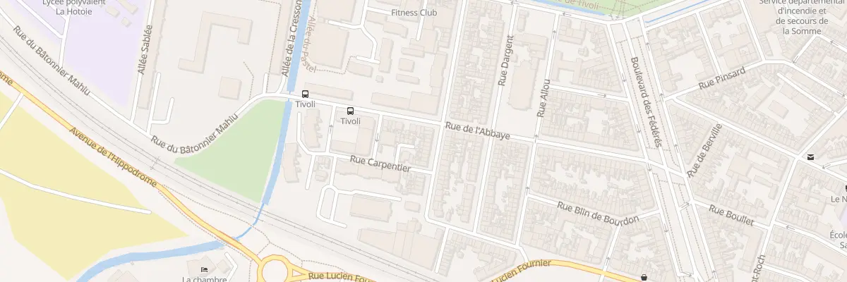 Plan du 72 Rue Rembault à Amiens