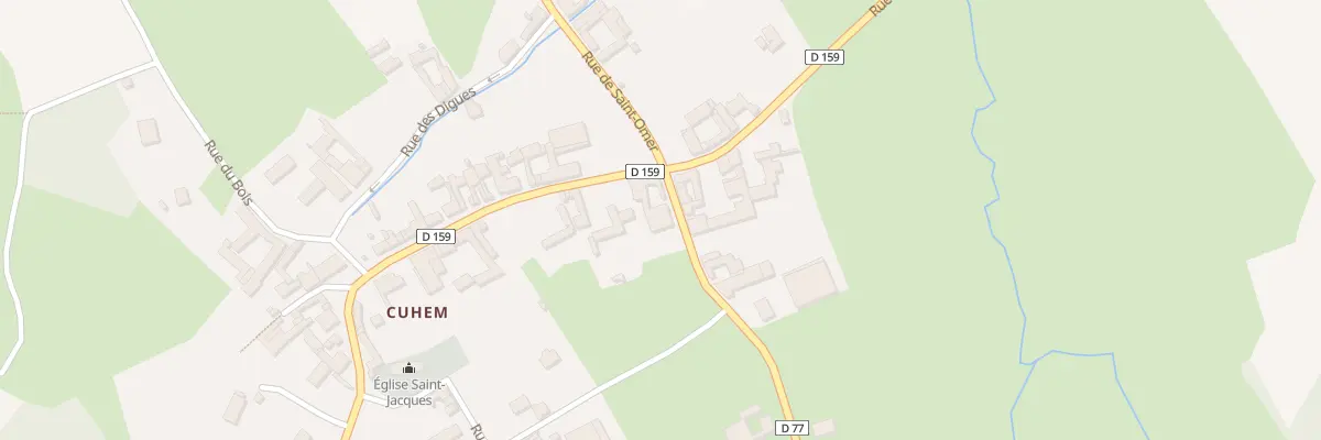 Plan du 13 Rte de Saint Omer à Fléchin