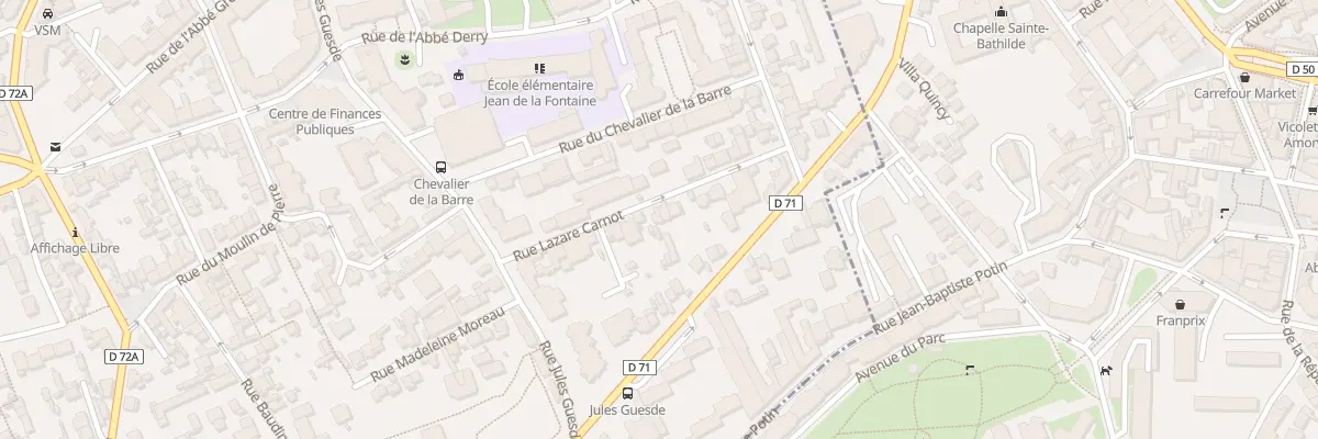 Plan du 20 Rue Lazare Carnot à Issy-les-Moulineaux
