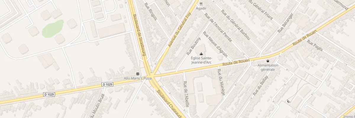 Plan du 40 Rue Boutmy à Amiens