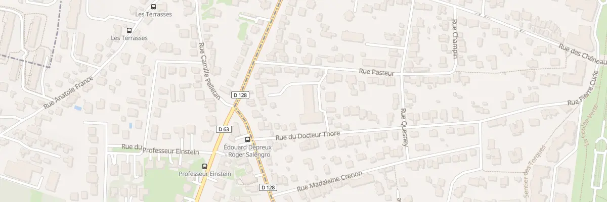 Plan du 54 Rue du Docteur Thore à Sceaux