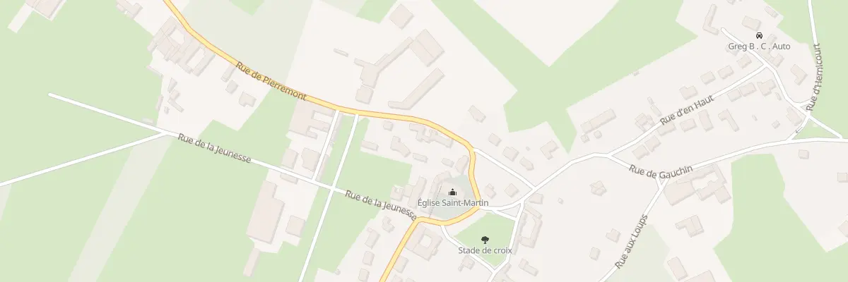 Plan du 123 Rue de Pierremont à Croix-en-Ternois