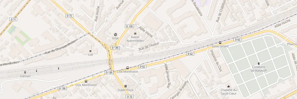 Plan du 22 Rue de l’Avenir à Vanves