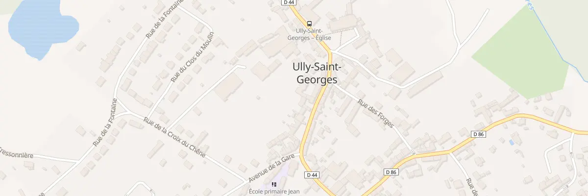 Plan du 8 Gr Grande Rue à Ully-Saint-Georges