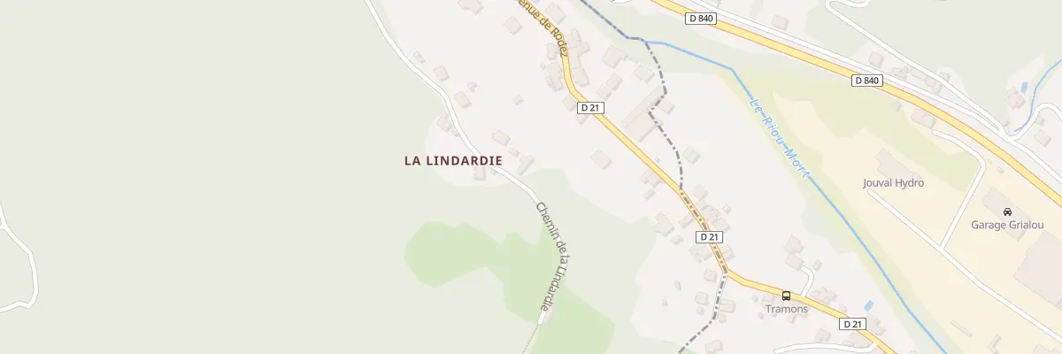Plan du 9004 Lindardie à Decazeville