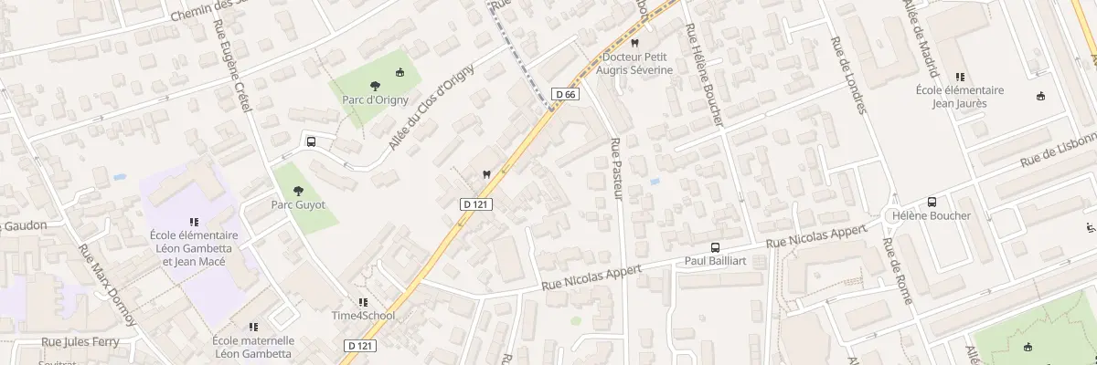 Plan du 21T Rue Gabriel Peri à Massy