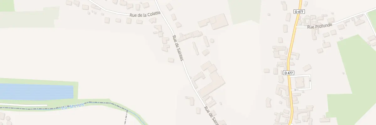 Plan du 374 Rue de Saintes à Heuringhem