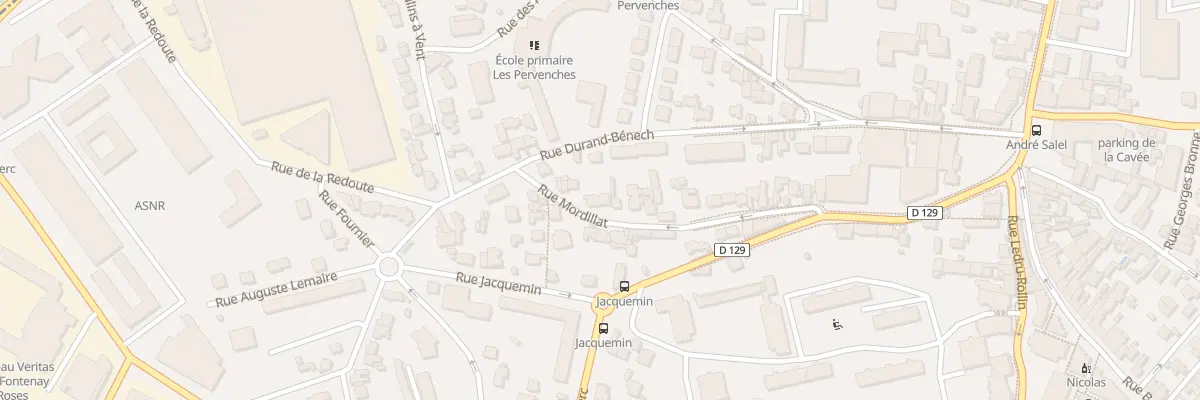 Plan du 20 Rue Mordillat à Fontenay-aux-Roses