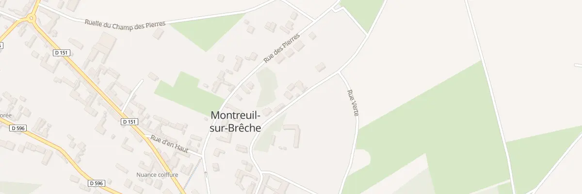 Plan du 261 Rue du Prieuré à Montreuil-sur-Brêche
