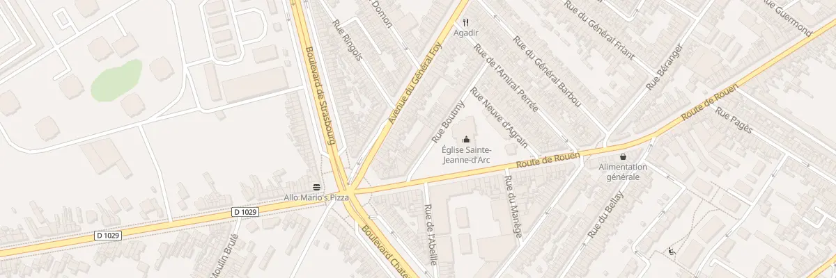 Plan du 36 Rue Boutmy à Amiens